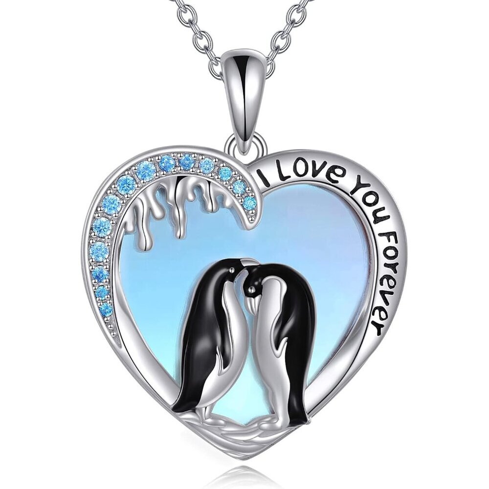 Animal Pendant Necklace Sterling Silver Unique Gift For Women
